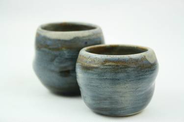Blue & Bronze Tea Bowls thumb