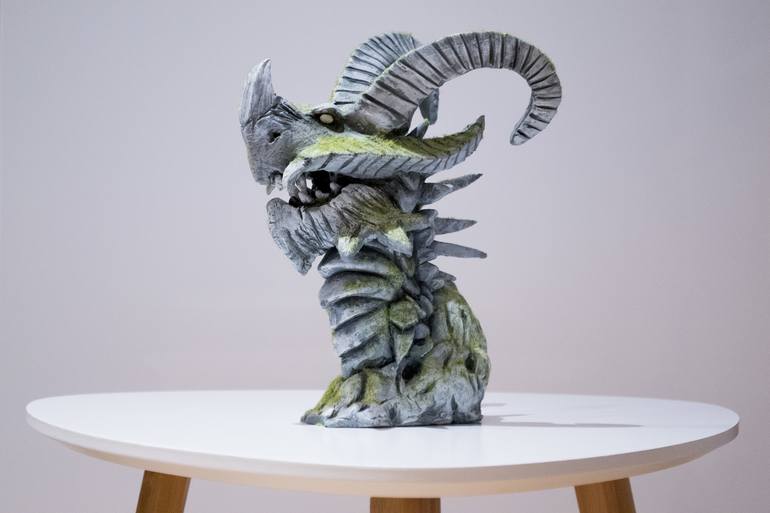 Original Fantasy Sculpture by Jozef Korbel