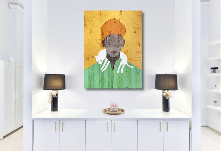 Original Expressionism People Mixed Media by Khaled Morad