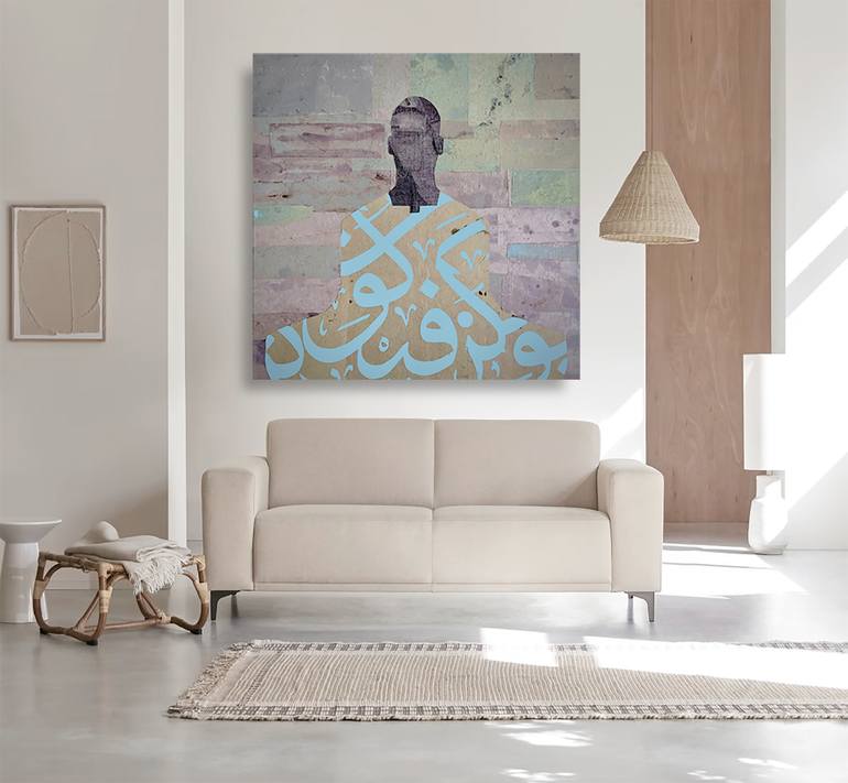 Original Conceptual Body Mixed Media by Khaled Morad