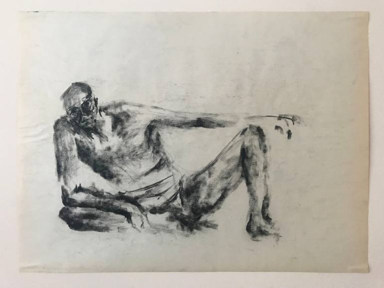 Original Documentary People Drawing by I On