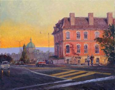 Print of Figurative Cities Paintings by German Mckenzie