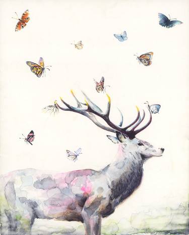Original Fine Art Animal Paintings by Laura Dennis