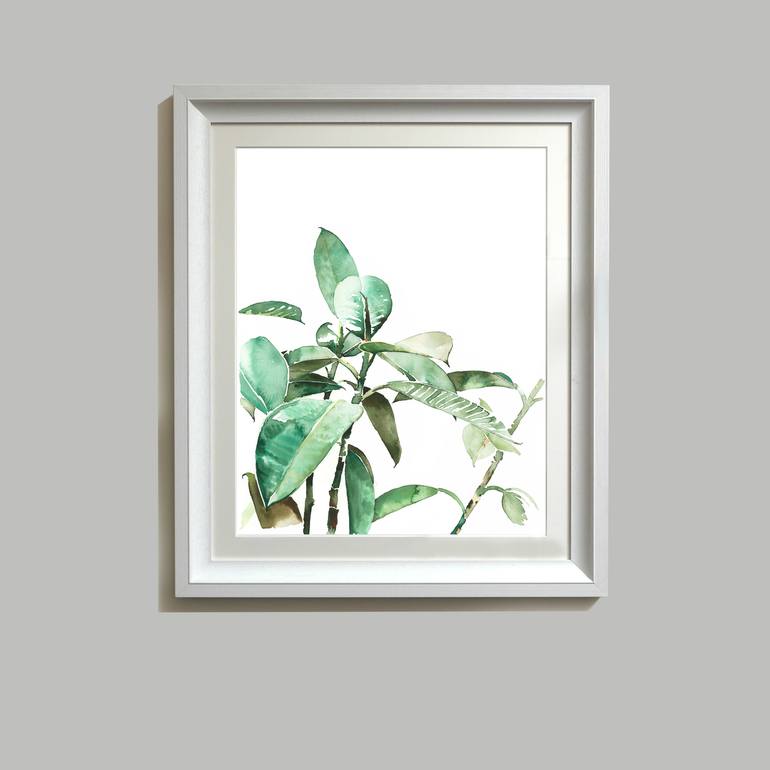 Original Illustration Botanic Painting by Laura Dennis
