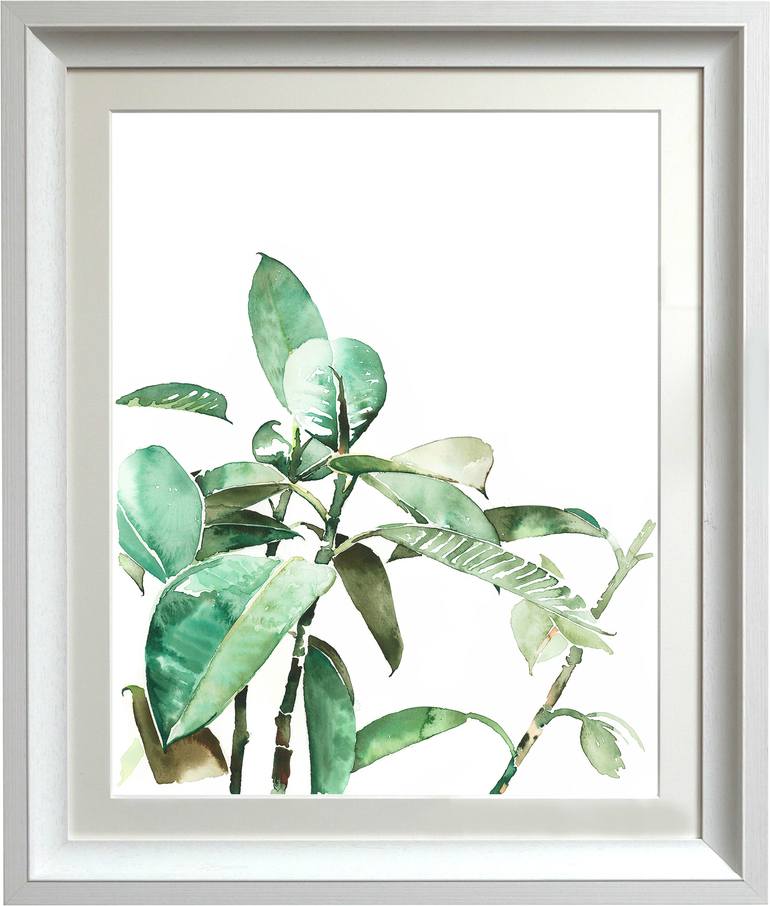 Original Illustration Botanic Painting by Laura Dennis
