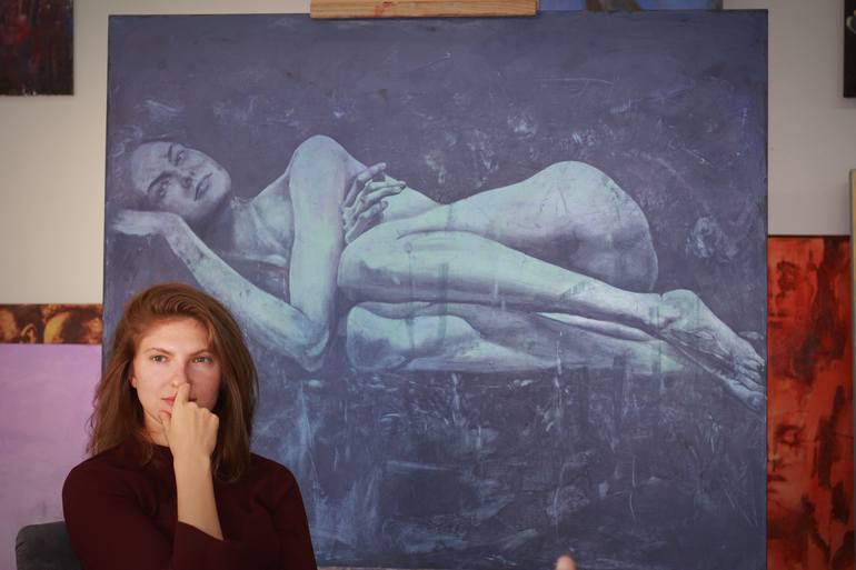 Original Body Painting by Palaiciuc  Tatiana