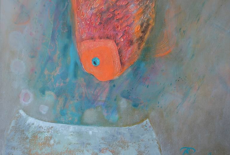 Original Fish Painting by Rositsa Popcheva