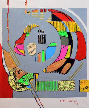 Print of Abstract Collage by Angeles Teruggi