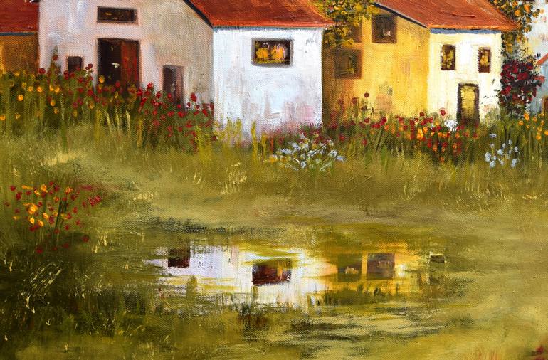 Original Figurative Landscape Painting by Angeles Teruggi