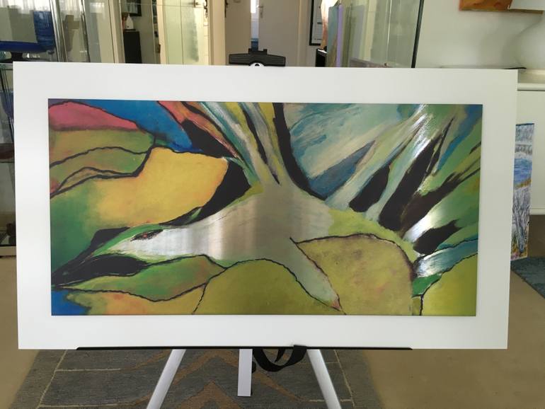 Original Abstract Expressionism Landscape Painting by Amarnath Viswanath