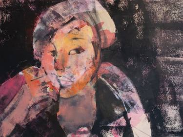 Original Figurative Women Printmaking by Chris Eastham