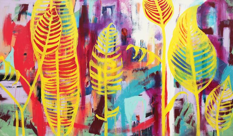 Tropics Painting by Sara Abbott | Saatchi Art