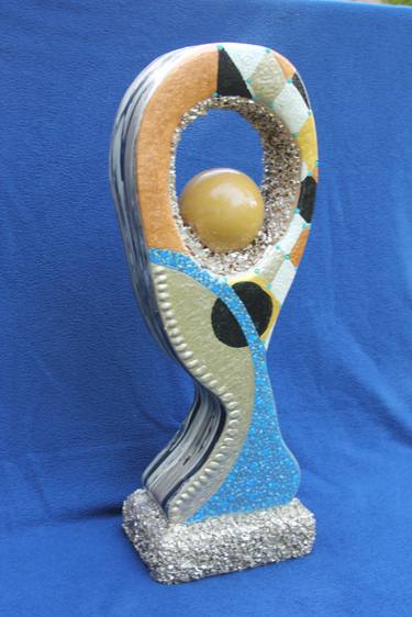 Original Fine Art Abstract Sculpture by Luis Padron