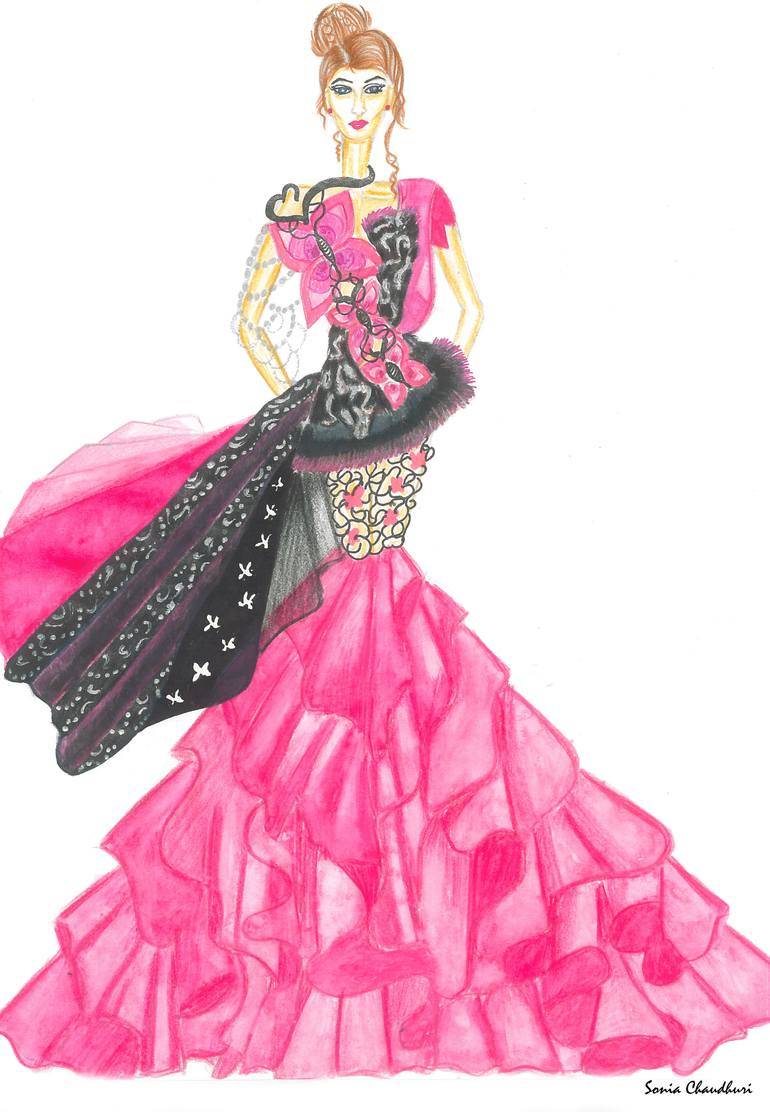 butterfly inspired dress