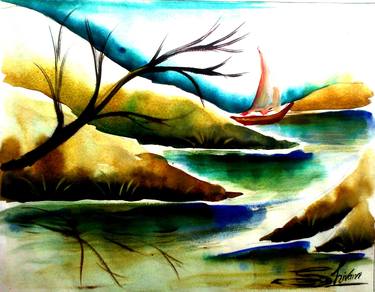 Print of Fine Art Nature Paintings by shivam chaudhary