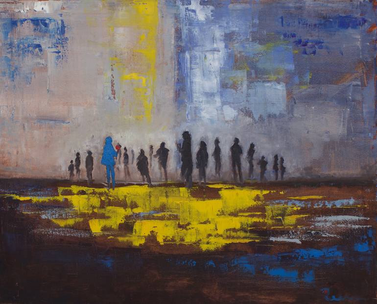 Anticipation Painting by Reem Khader | Saatchi Art