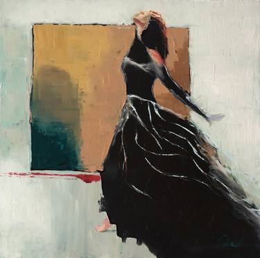 Original Abstract Expressionism Abstract Paintings by Reem Khader