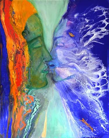 Print of Abstract Love Paintings by Ariana Karima