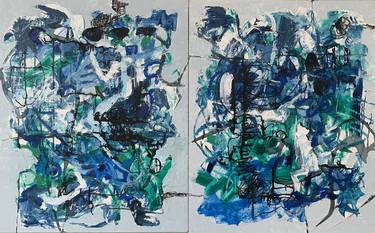 Original Abstract Expressionism Abstract Paintings by Mimi McCallum