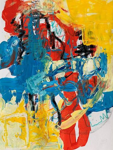 Original Abstract Expressionism Abstract Paintings by Mimi McCallum