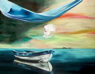 Print of Surrealism Boat Paintings by Horhát Kund Lehel