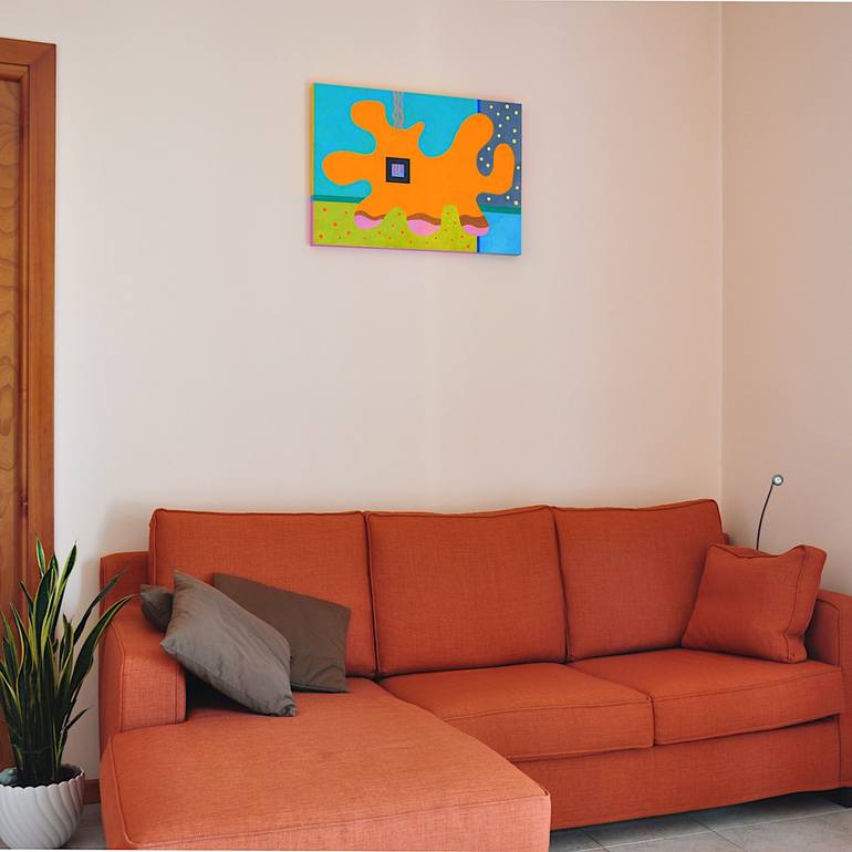 Original Abstract Expressionism Abstract Painting by Walter Perdan