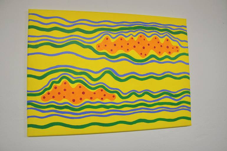 Original Abstract Expressionism Abstract Painting by Walter Perdan