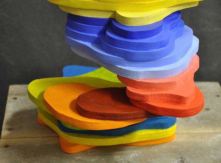 Original Abstract Expressionism Abstract Sculpture by Walter Perdan