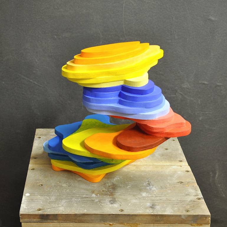 Original Abstract Expressionism Abstract Sculpture by Walter Perdan