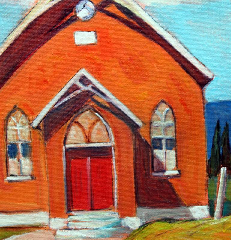 MOUNTAIN VIEW UNITED CHURCH AYLMER, QUEBEC CANADA Painting