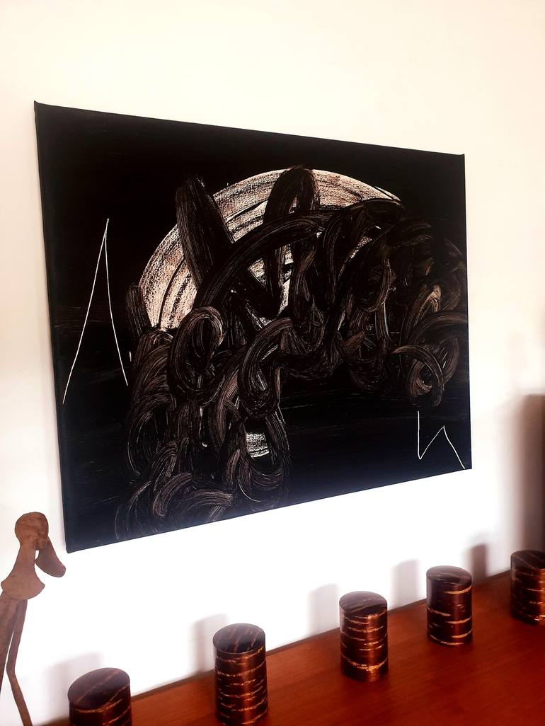 Original Abstract Painting by Jules Atarax