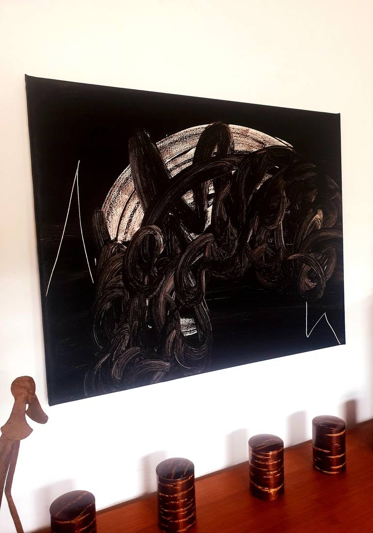 Original Abstract Painting by Jules Atarax