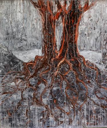 Original Tree Paintings by Alla Ronikier