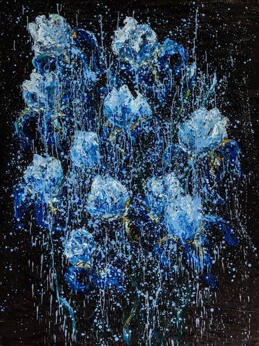 Original Expressionism Floral Paintings by Alla Ronikier