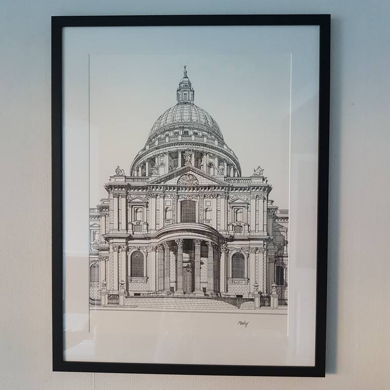 Original Architecture Drawing by Max Kerly