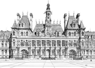 Original Documentary Architecture Drawings by Max Kerly