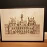 Framed with a sleek black, minimalistic modern frame