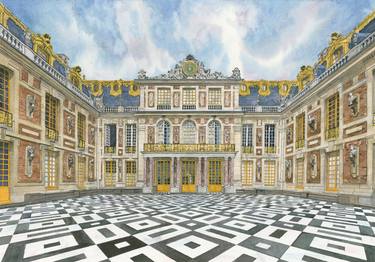 Original Architecture Paintings by Max Kerly