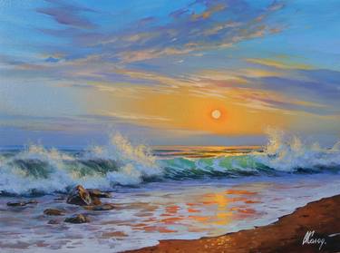 Print of Beach Paintings by Sergey Kolodyazhniy