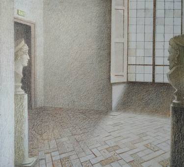 Original Interiors Drawing by Anastasiia Motina