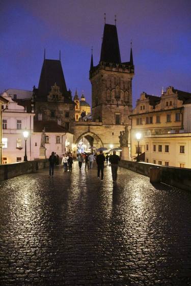 Charles Bridge at Night thumb