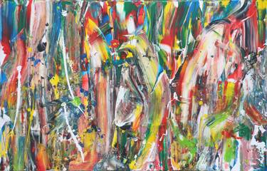 Original Abstract Expressionism Abstract Paintings by Walter Weinberg
