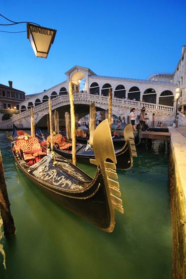 A Gondola at Rialto - Limited Edition of 2 thumb