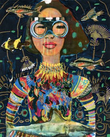 Original Women Collage by TANYA TALAMANTE