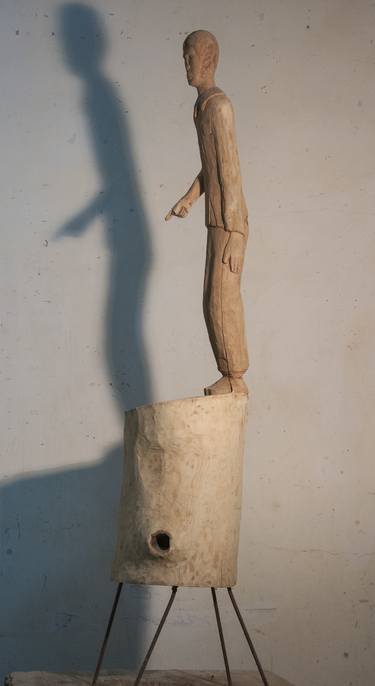 Original Conceptual People Sculpture by Spartak Khachavov