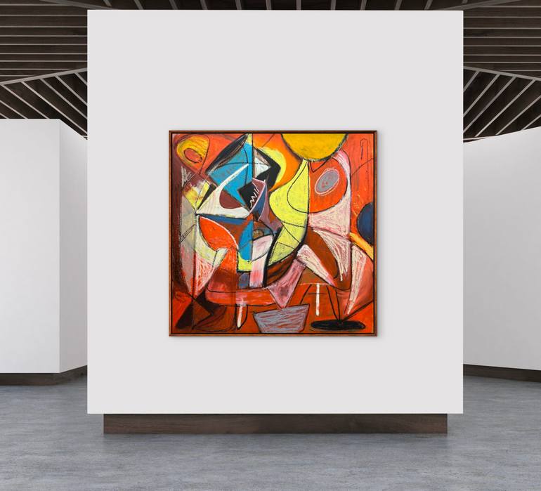 Original Abstract Expressionism Abstract Painting by Tate Ellington