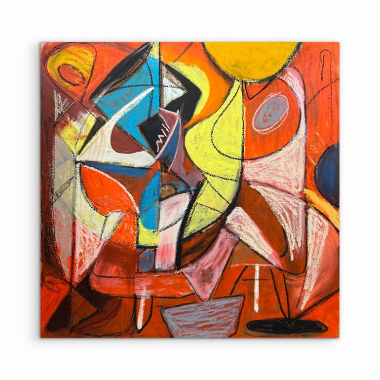 Original Abstract Expressionism Abstract Painting by Tate Ellington