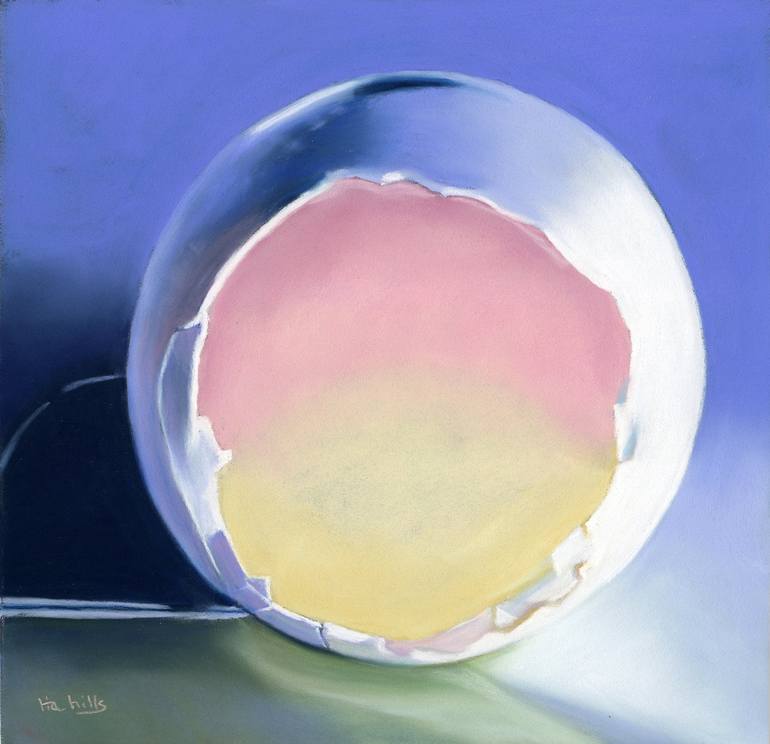 Eggshell Painting by Ria Hills Saatchi Art
