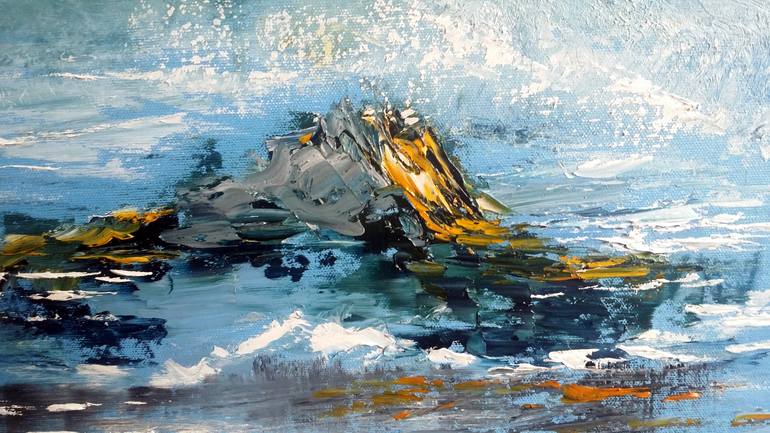 Original Abstract Expressionism Landscape Painting by Meysa Vardeh