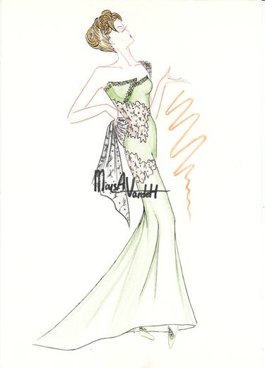 Print of Fashion Drawings by Meysa Vardeh